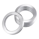 Autohaux 4PCS Od 74.1MM Id Aluminum 74.1-57.1MM, Silver Tone. Fixed Price $17.78.