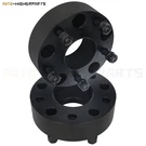 For Ram 1500 Black Wheel Spacers 5X5.5 14X1.5 Studs 2" 50MM Thick. Fixed Price $60.99.