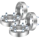 4XSILVER Wheel Spacers 6X5.5 To 6X135 14X1.5 Studs 1.5" Thick For Silverado Gmc. Fixed Price $85.76.