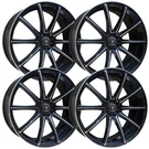 (SET-4) White Diamond W3195 22X8 5X108/5X114.3 Black Machined 35MM Wheels. Fixed Price $1310.40.