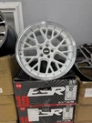 Esr Wheels CS11 5X112 19X8.5+30 Gloss White Audi Vw Euro Rims Set Of 4. Fixed Price $825.00.