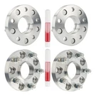 4PCS 1'' Thick 5X5'' Wheel Spacers 14X1.5 Thread 71.5MM For Jeep Dodge Silver. Fixed Price $74.85.