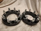 Ilonpa 8X6.5 1.5" (38.1MM) Wheel Spacers With 126.15MM Bore, 9/16"-18 Studs For. Fixed Price $77.88.