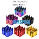Cap Spiked Racing Wheel Lug Nuts 20PCS M12 X 1.5MM 60MM Arrow Style. Fixed Price $27.66.