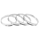 Dcvamous Alloy Aluminum Hub Centric Rings To 106, 106MM 108MM, Silver. Fixed Price $29.99.