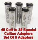 COLT/454 CASULL/460S&W 38 Special - Chamber Reducer/adapter Set Of. Fixed Price $59.95.
