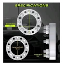 (8X6.5) 9/16 Lugswheel Spacers Inch Forged Aluminum 1.0" (2PC) Silver. Fixed Price $55.00.