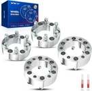 Kax 6X5.5 Wheel Spacers 2" Hub Centric 4PC For Titan Frontier M12X1.25 Silver. Fixed Price $114.00.