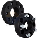 2PCS 1.5" 5X5 Black Wheel Spacers 1/2" Studs Fits Jeep Commander 06-10. Fixed Price $53.99.