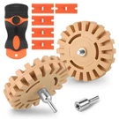 2PCS Rubber Eraser Wheel For Drill, Professional Car Sticker Remover Tool Wit.... Fixed Price $42.81.