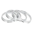 Infinauto Hub Centric Rings, 60.1MM Id 66.1MM, Silver Tone. Fixed Price $18.06.