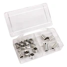 Speedway 9601090 Machined 16-PIECE 3/8" Aluminum Rod End Spacer Kit. Fixed Price $39.99.