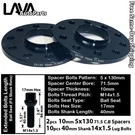 2PC 10MM Thick 5X130 71.5MM C.b Wheel SPACER+14X1.5 Bolt Fit Audi Vw Porsche. Fixed Price $58.69.