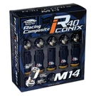 Project Kics R40 Iconix 14X1.5 20 Pieces Black Lug Nuts Capless Tuner Acorn. Fixed Price $347.75.