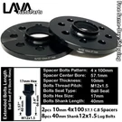 2PC 10MM Thick 4X100 57.1MM C.b Wheel SPACER+12X1.5 Bolt Fit Volkswagen And More. Fixed Price $55.65.