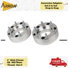 2PCS 2" Thick Hummer Gmc Chevy 6X5.5 To 5X5 Conversion Adapters From (fit. Fixed Price $91.07.