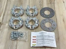 Ezgo Golf Cart Oem 1" Aluminum Wheel Spacer Kit Pn 10010543, On Bolt Pattern. Fixed Price $66.89.