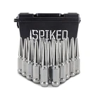 Mishimoto Spiked Lug Nuts, M12X1.5, 24-PC Set, Chrome. Fixed Price $103.95.