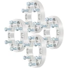 4PCS 1" 6X5.5 12X1.5 Wheel Spacers Ford Lexus Toyota Gmc Hyundai Chevrolet. Fixed Price $67.61.