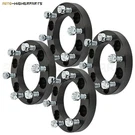 4X Black Wheel Spacers 6X5.5 12X1.5 Studs 1" For Chevrolet Toyota Tacoma. Fixed Price $68.22.