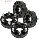 4X Black Wheel Spacers 6X5 12X1.5 Studs 1.5" Thick For Chevrolet Trailblazer Gmc. Fixed Price $85.47.