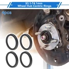 93.1MM To 74.1MM Wheel Hub Centric Rings Black Polycarbonate Pcs. Fixed Price $14.70.