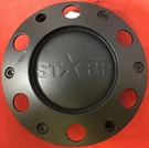 New Starr Hardcore Flat Black Wheel Rim Center Cap 739L215 LG1110-27 9961. Fixed Price $34.99.