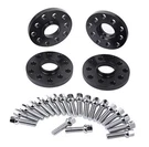 4PCS 15MM 5X100 5X112 Black Hubcentric Wheel Spacers With 20PCS 14X1.5 Lug Bolts. Fixed Price $99.99.
