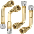 4PACK Tire Valve Extension 90 Degree Schrader Stem Brass. Fixed Price $19.89.