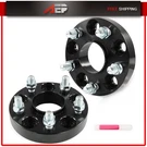 2 1" 5X4.5" 5X114.3MM M14X1.5 Studs 64.1MM Wheel Spacers Hubcentric Black. Fixed Price $43.98.