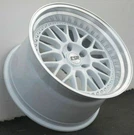 Inch Esr SR01 White Machined Lip Wheels 19X9.5 +35 5X114.3 Rims Set. Fixed Price $1216.00.