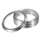 Autohaux 4PCS 82MM Id 66.6MM Od, Silver Tone. Fixed Price $23.69.