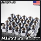 24 Open Lug Nut M12X1.25 Chrome Fit Nissan NP300/NV350/PATHFINDER/TITAN/XTERRA. Fixed Price $16.99.